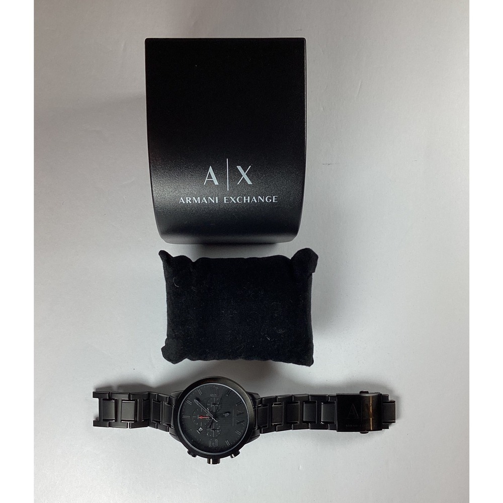 Armani Exchange AX1277 Chronograph Watch Men's OS Black Good condition